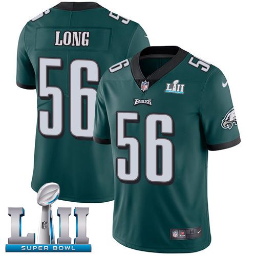 Youth Philadelphia Eagles #56 Long Green Limited 2018 Super Bowl NFL Jerseys->youth nfl jersey->Youth Jersey